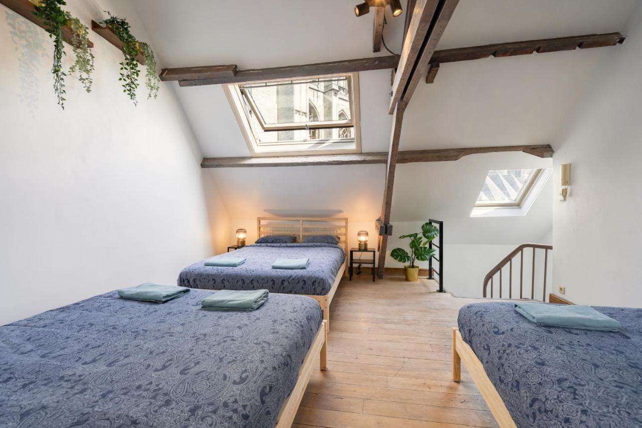 Tempel Triplex & Duplex At Historic Heart Of Apartment Antwerp